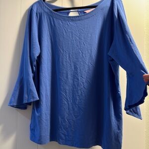 Lilly Pulitzer Blouse with Flared Sleeves